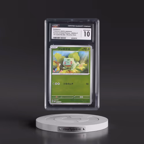 2022 Scarlet & Violet Promos #059/SV-P Bulbasaur - Reverse Holo 151 Card File Set Poké Ball (CGC 10