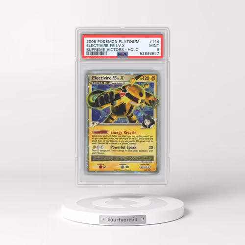 2009 Pokémon Platinum Supreme Victors #144 Electivire FB LV.X - Holo (PSA 9 MINT)