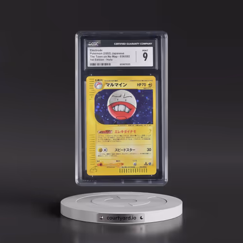 2002 The Town on No Map #036/092 Electrode - 1st Edition Holo (CGC 9 MINT)