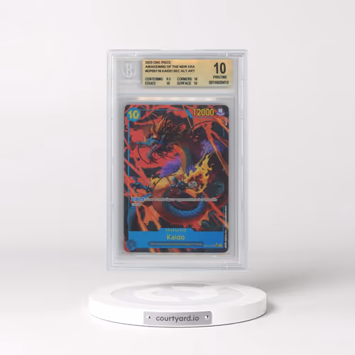 2023 One Piece Card Game Awakening of the New Era #OP05118 Kaido ALT ART SEC (BGS 10 PRISTINE)