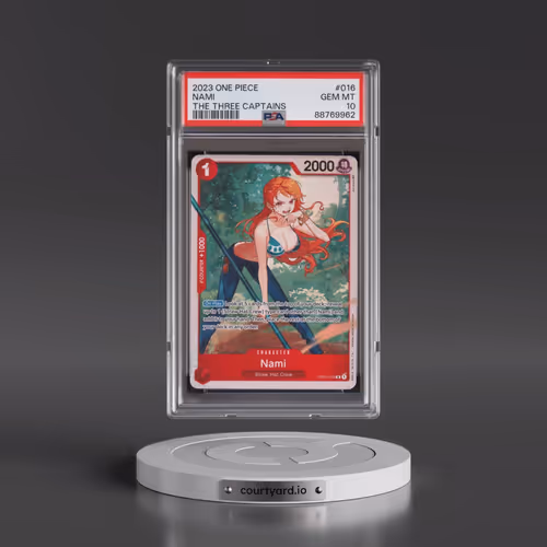 2023 One Piece Ultra Deck ST10-the Three Captains #016 Nami (PSA 10 GEM MINT)