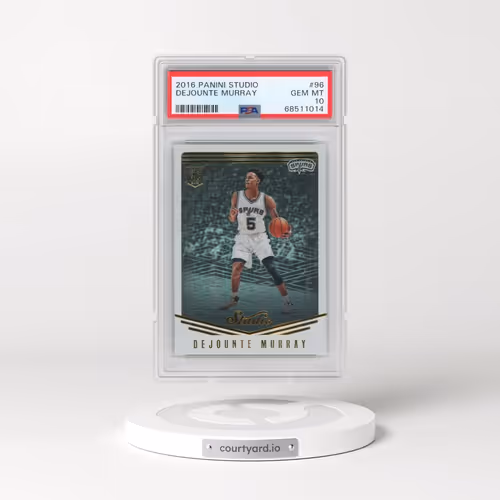 2016 Panini Studio #96 Dejounte Murray (PSA 10 GEM MINT)