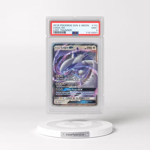 2018 Pokémon Sun & Moon Lost Thunder #159 Lugia GX - Holo (PSA 9 MINT)