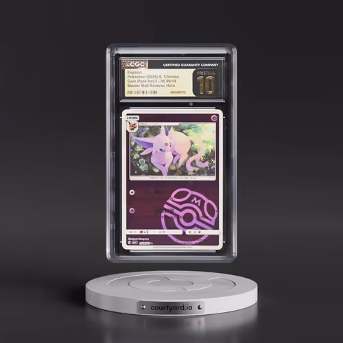 2025 Gem Pack Volume 2 - CBB2C - Simplified #05 09/14 Espeon - Reverse Holo Master Ball (CGC 10 PRIS