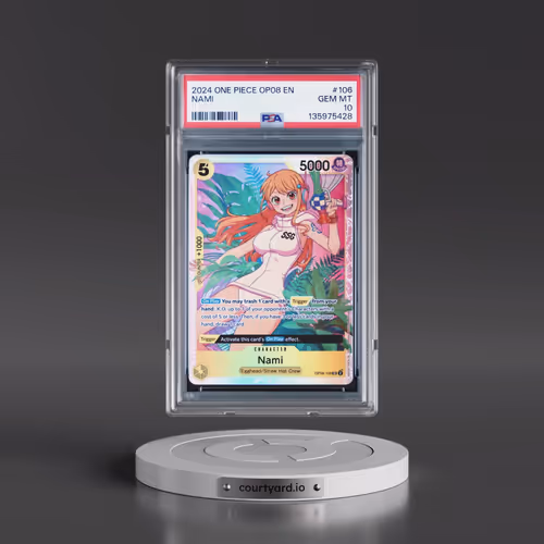 2024 One Piece OP08-Two Legends #106 Nami (PSA 10 GEM MINT)