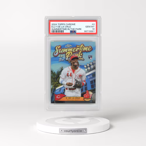2024 Topps Chrome Summertime in the Park #4 Elly de La Cruz (PSA 10 GEM MINT)