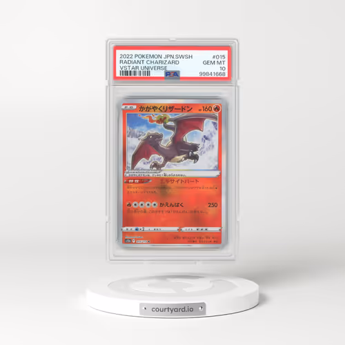 2022 Pokémon Sword & Shield Vstar Universe #015 Radiant Charizard - Holo (PSA 10 GEM MINT)