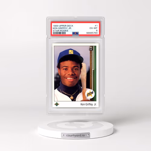 1989 Upper Deck #1 Ken Griffey Jr - Star Rookie (PSA 6 EX-MT)