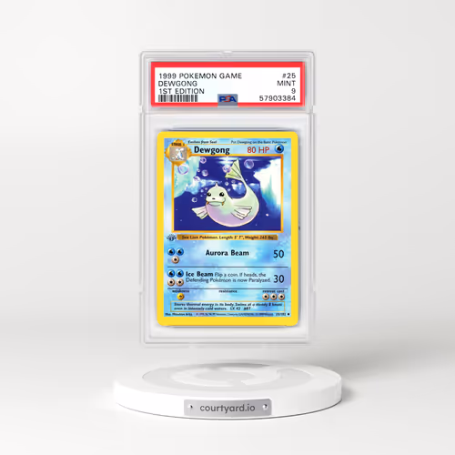 1999 Base Set #25 Dewgong - 1st Edition 1st Edition (PSA 9 MINT)