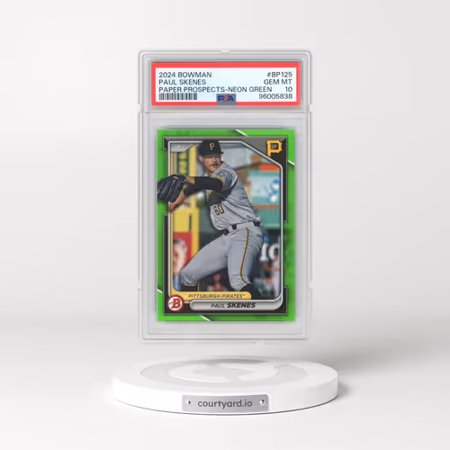 2024 Bowman Paper Prospects #BP125 Paul Skenes - Neon Green (PSA 10 GEM MINT)