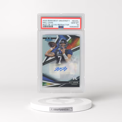 2022 Bowman's Best University Best of 2022 Autographs #BAWL Will Levis - Refractor (PSA 10 GEM MINT)