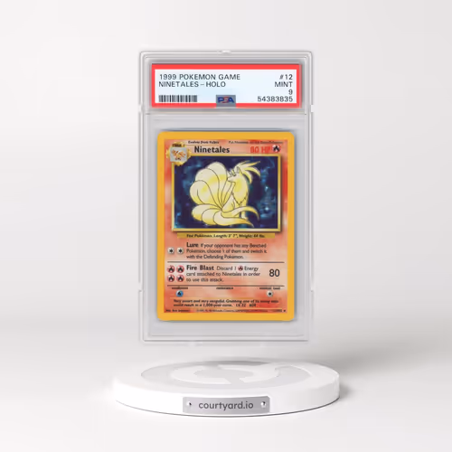 1999 Pokémon Game #12 Ninetales - Holo (PSA 9 MINT)