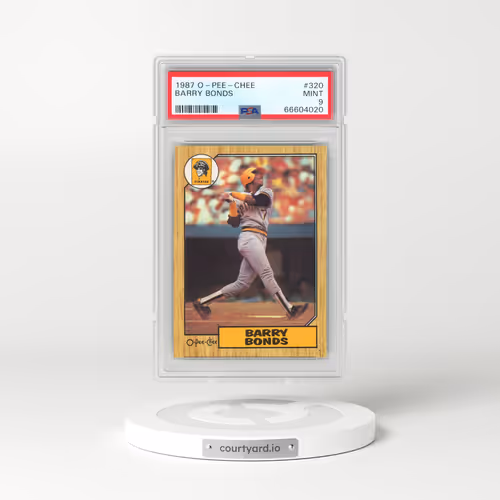 1987 O-Pee-Chee #320 Barry Bonds (PSA 9 MINT)
