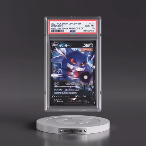 2021 Pokémon Sword & Shield Gengar Vmax High-Class Deck #001 Gengar V - Holo (PSA 10 GEM MINT)
