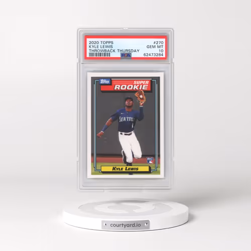 2020 Topps Throwback Thursday #270 Kyle Lewis (PSA 10 GEM MINT)