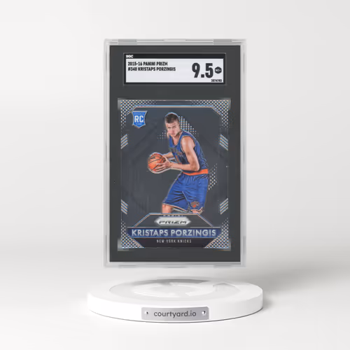 2015 Panini Prizm #348 Kristaps Porzingis (SGC 9.5 MINT+)