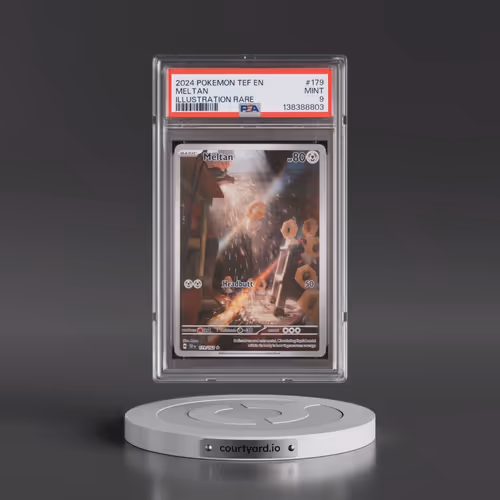 2024 Pokémon Tef EN-Temporal Forces #179 Meltan - Illustration Rare (PSA 9 MINT)