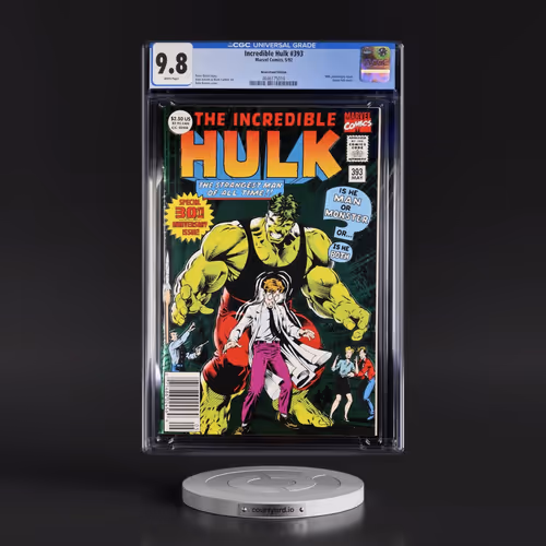 Incredible Hulk #393 CGC 9.8 White Pages (Marvel Comics, 5/92) - Newsstand Edition Universal