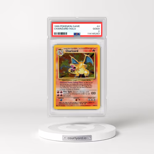 1999 Pokémon Game #4 Charizard - Holo (PSA 2 GOOD)