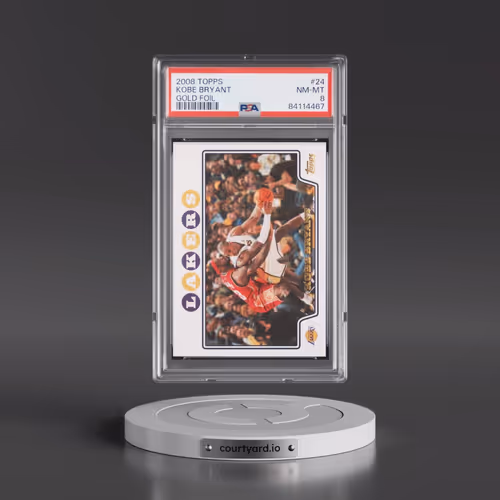 2008 Topps #24 Kobe Bryant - Gold Foil (PSA 8 NM-MT)