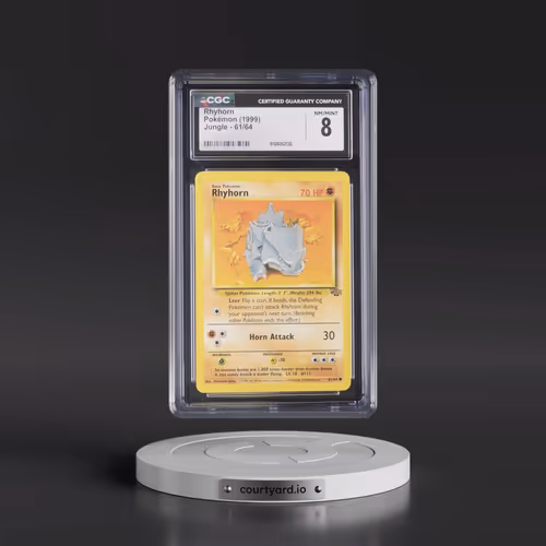 1999 Jungle #61/64 Rhyhorn (CGC 8 NM-MT)