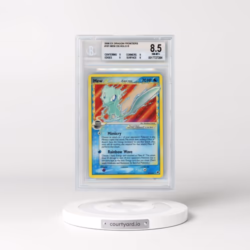2006 Pokémon EX Dragon Frontiers #101 Mew - Holo Gold Star (BGS 8.5 NM-MT+)