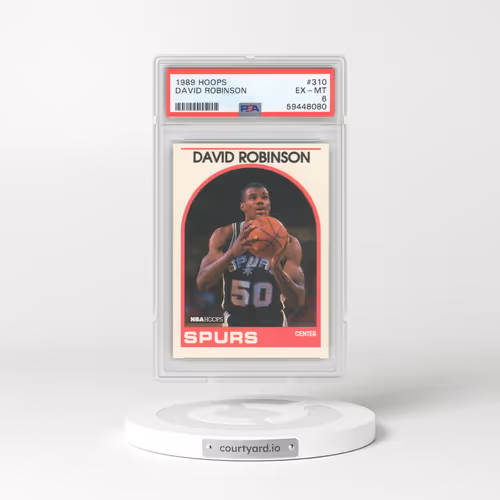 1989 Hoops #310 David Robinson (PSA 6 EX-MT)