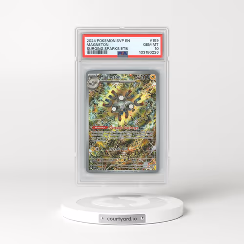 2024 Pokémon Svp EN-SV Black Star Promo #159 Magneton - Surging Sparks Elite Trainer Box (PSA 10 GEM MINT)