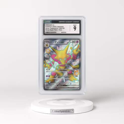 2023 Pokémon Sv4a-Shiny Treasure EX #326 Alakazam EX - Holo Ssr (CGC 9 MINT)