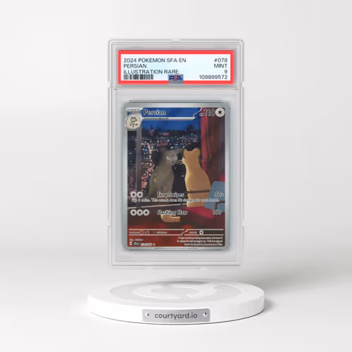 2024 Pokémon Sfa EN-Shrouded Fable #078 Persian - Illustration Rare (PSA 9 MINT)