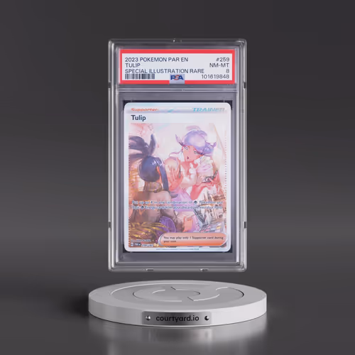 2023 Pokémon Par EN-Paradox Rift #259 Tulip - Special Illustration Rare (PSA 8 NM-MT)