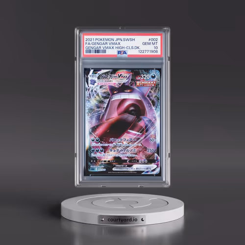 2021 Pokémon Sword & Shield Gengar Vmax High-Class Deck #002 Gengar Vmax - Full Art (PSA 10 GEM MINT