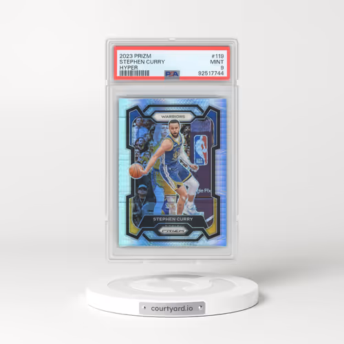 2023 Panini Prizm #119 Stephen Curry - Hyper Prizm (PSA 9 MINT)