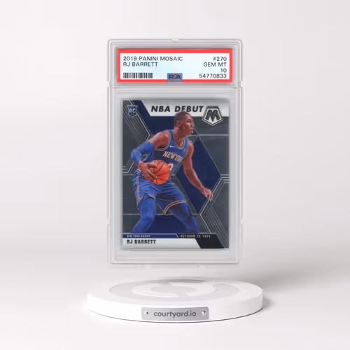 2019 Panini Mosaic #270 RJ Barrett (PSA 10 GEM MINT)