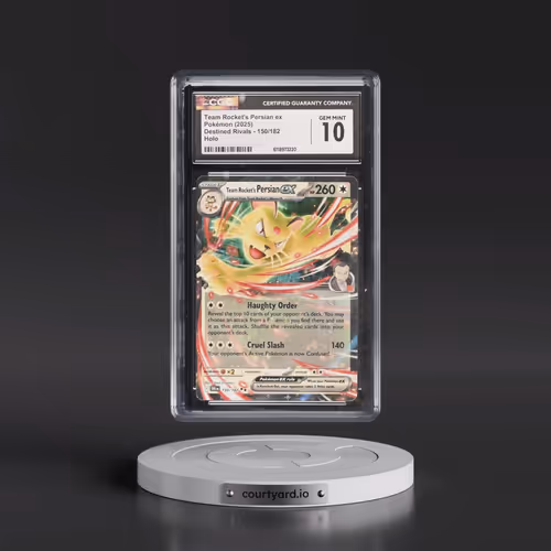 2025 Destined Rivals - DRI EN #150/182 Team Rocket's Persian ex - Holo (CGC 10 GEM MINT)