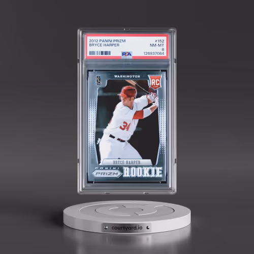 2012 Panini Prizm #152 Bryce Harper (PSA 8 NM-MT)
