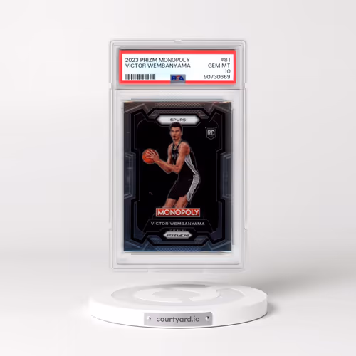 2023 Panini Prizm Monopoly #81 Victor Wembanyama (PSA 10 GEM MINT)