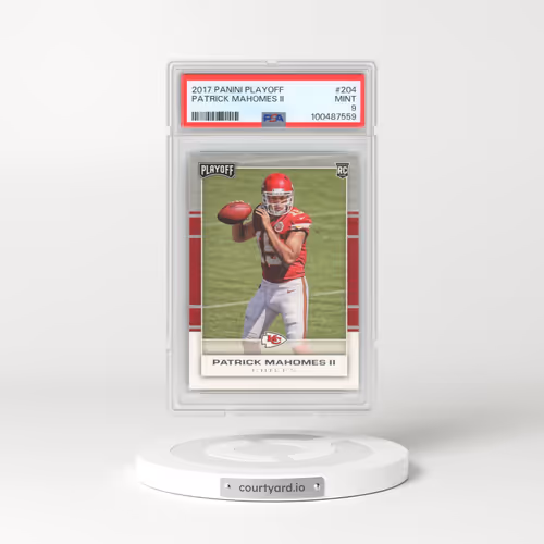 2017 Panini Playoff #204 Patrick Mahomes II (PSA 9 MINT)