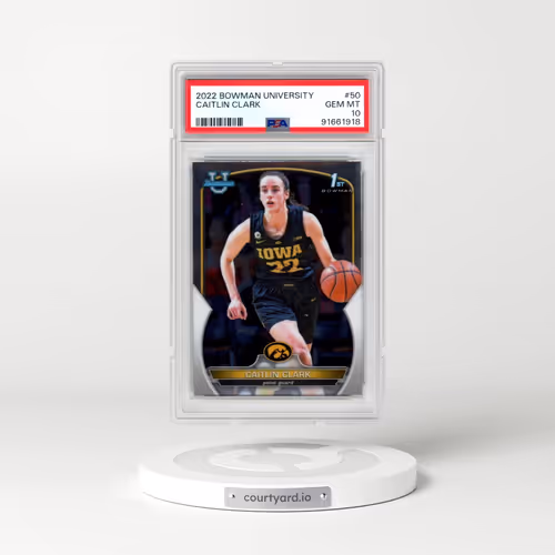 2022 Bowman Chrome University #50 Caitlin Clark (PSA 10 GEM MINT)