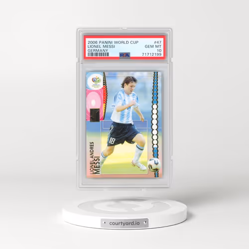 2006 Panini World Cup Germany #47 Lionel Messi (PSA 10 GEM MINT)