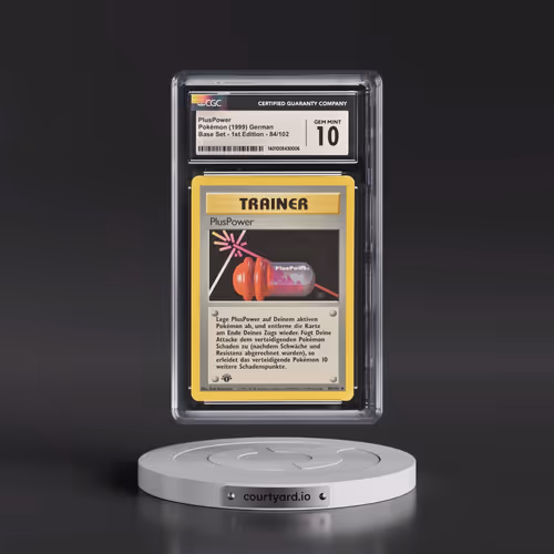 1999 Base Set #84/102 PlusPower - 1st Edition 1st Edition (CGC 10 GEM MINT)