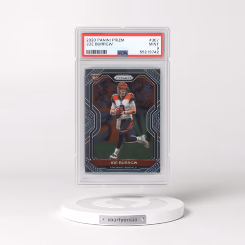 2020 Panini Prizm #307 Joe Burrow (PSA 9 MINT)