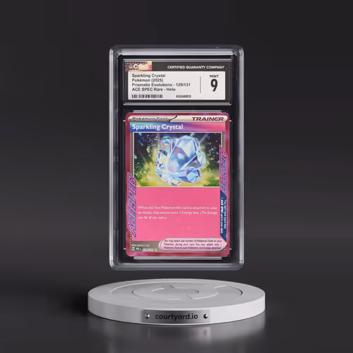 2025 Prismatic Evolutions - PRE EN #129/131 Sparkling Crystal - ACE SPEC Rare Holo (CGC 9 MINT)