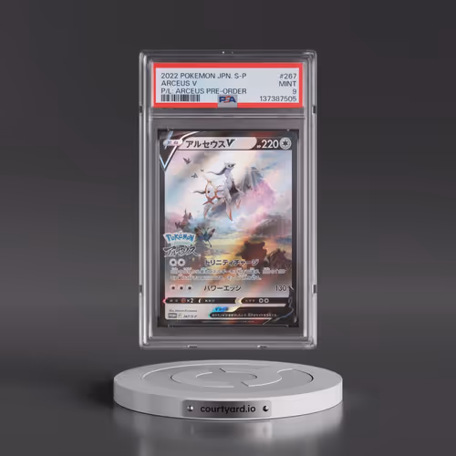 2022 Pokémon S Promo #267 Arceus V - Holo Pokemon Legends: Arceus Pre-Order (PSA 9 MINT)