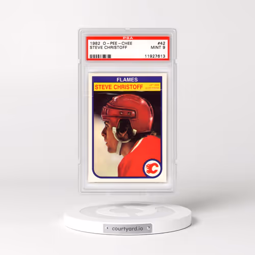1982 O-Pee-Chee #42 Steve Christoff (PSA 9 MINT)