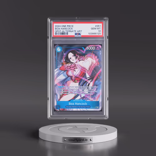 2024 One Piece OP07-500 Years in the Future #051 Boa Hancock - Alternate Art (PSA 10 GEM MINT)