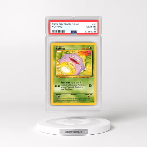 1999 Pokémon Game #51 Koffing (PSA 10 GEM MINT)