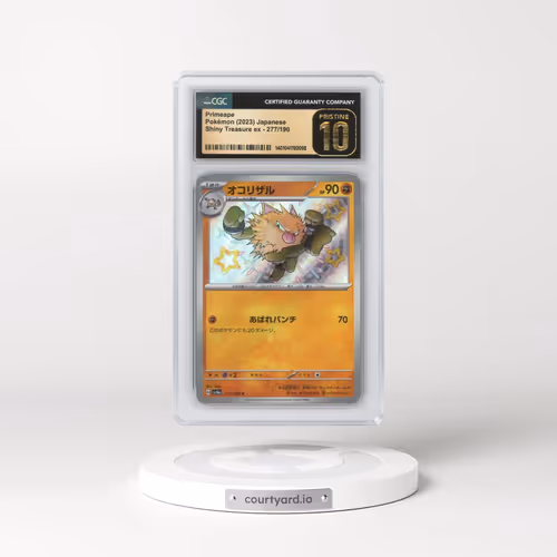 2023 Shiny Treasure ex #277/190 Primeape (CGC 10 PRISTINE)