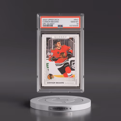 2023 Upper Deck OPC Glossy #R47 Connor Bedard (PSA 10 GEM MINT)