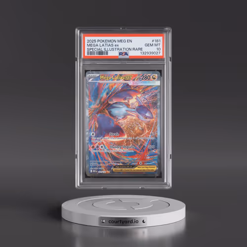 2025 Pokémon Meg EN-Mega Evolution #181 Mega Latias EX - Holo Special Illustration Rare (PSA 10 GEM